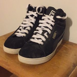 Puma high top wedges